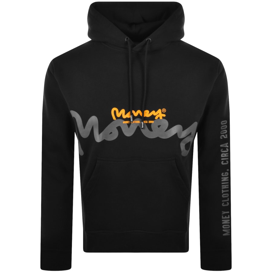 Money Layered Logo Hooded Tracksuit Black